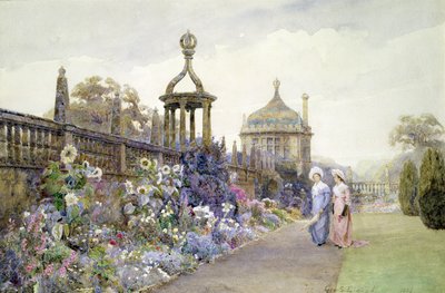 Montacute, Sunflowers by George Samuel Elgood