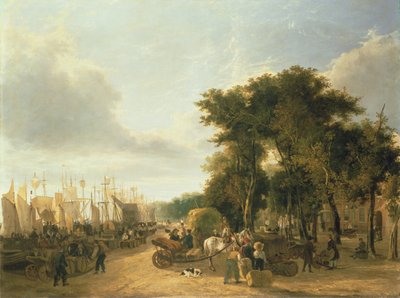 Yarmouth Quay, 1823 by George Vincent