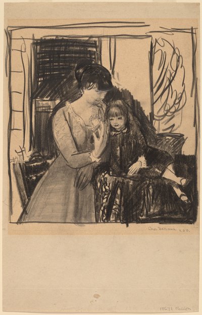 Anne and Her Mother by George Wesley Bellows