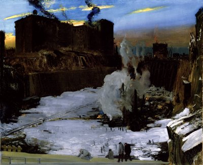 Pennsylvania Station Excavation by George Wesley Bellows