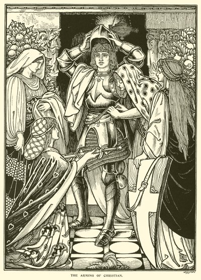 The Arming of Christian by George Woolliscroft Rhead