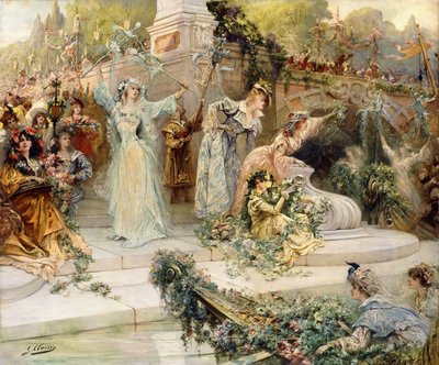 The Festival by Georges Clairin