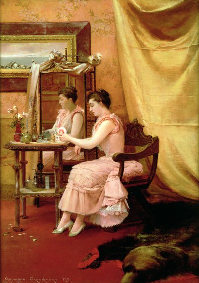 In the Boudoir by Georges Croegaert