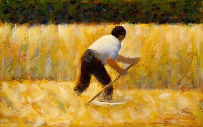 The Mower by Georges Pierre Seurat