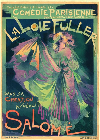 Loïe Fuller as Salomé by Georges de . Feure