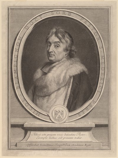 Nicolas de Blampignon by Gerard Edelinck after Joseph Vivien