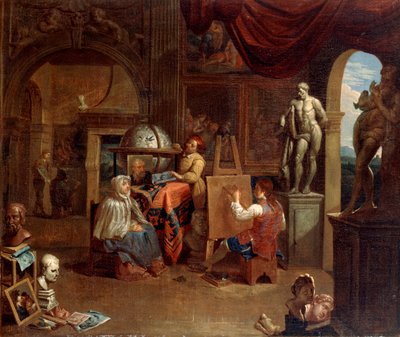 Artist Studio Scene, 1680-1720 by Gerard Thomas