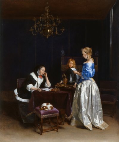 The Letter by Gerard ter Borch