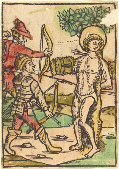 Saint Sebastian by German 15th Century