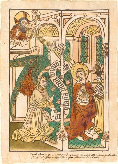 The Annunciation by German 15th Century