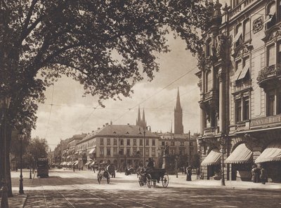 Wiesbaden, Wilhelmstrasse by German Photographer