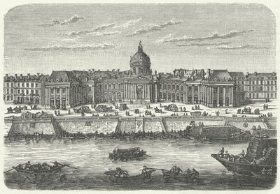 College des Quatre Nations, Paris (engraving) by German School