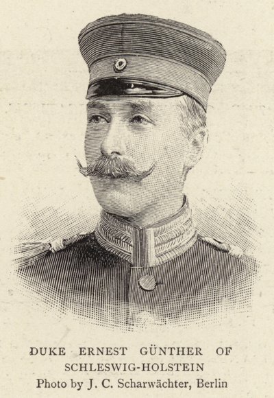 Duke Ernest Gunther of Schleswig-Holstein by German School