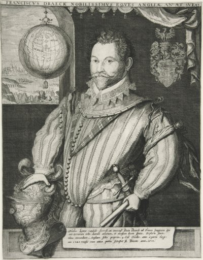 Francis Drake, pub. 19th Century by German School