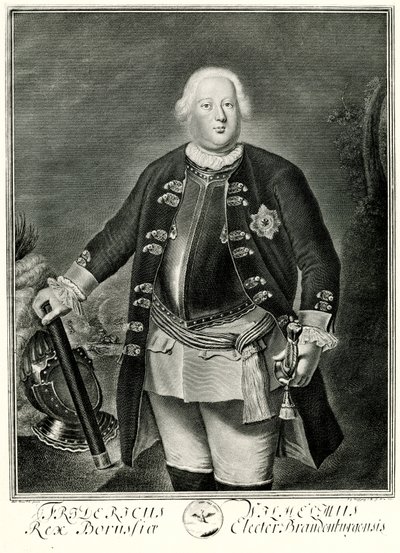 Frederick William I by German School