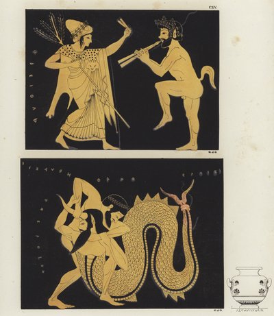 Hercules and Achelous by German School