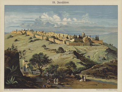 Jerusalem by German School