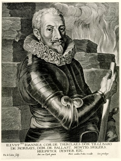 Johann Tserclaes, Count of Tilly by German School