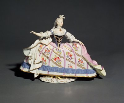 Meissen Figure of a Woman by German School