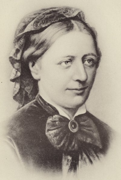 Portrait of Clara Schumann by German School