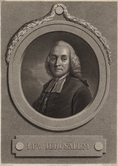 Portrait of Johann Friedrich Wilhelm Jerusalem by German School