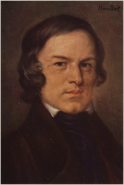 Portrait of Robert Schumann by German School