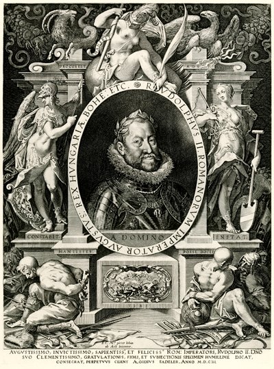 Rudolph II by German School