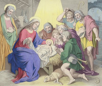 The Adoration of the Shepherds by German School