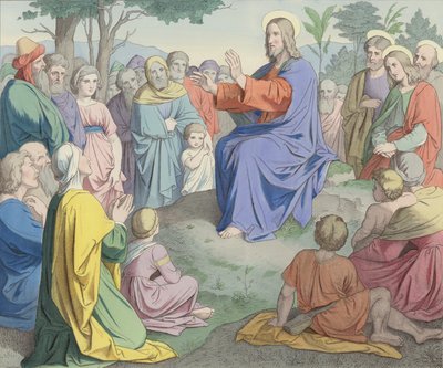 The Sermon on the Mount by German School