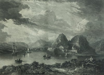 Dumbarton Castle, c.1880 by Gershom Gourlay Cumming