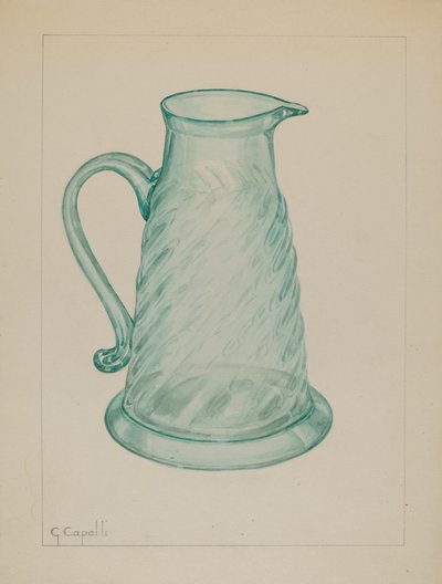 Molasses Jug, c. 1937 by Giacinto Capelli