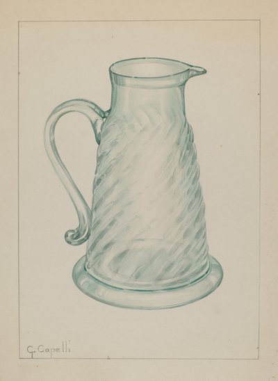 Molasses Jug by Giacinto Capelli