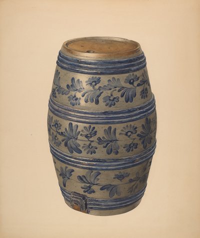 Water or Wine Keg, c. 1940 by Giacinto Capelli