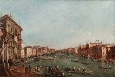 A Regatta on the Grand Canal, Venice by Giacomo Guardi