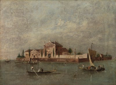 Isola della Beata Vergine del Rosario by Giacomo Guardi