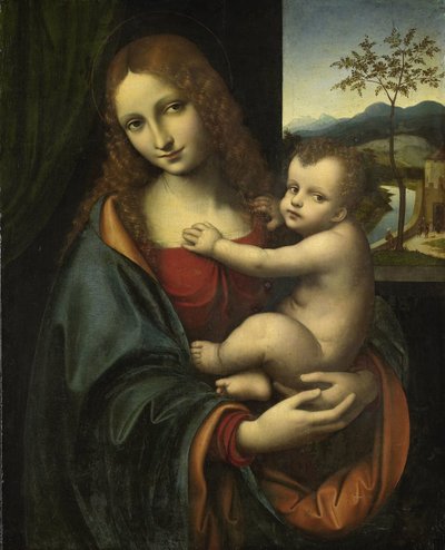 Madonna and Child by Giampetrino (attributed to)