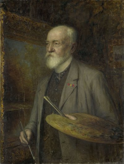 Johannes Gijsbert Vogel (1828-1915), Painter by Gijsbertus Derksen