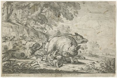 Wild Boar Hunt by Gillis Peeters (I)