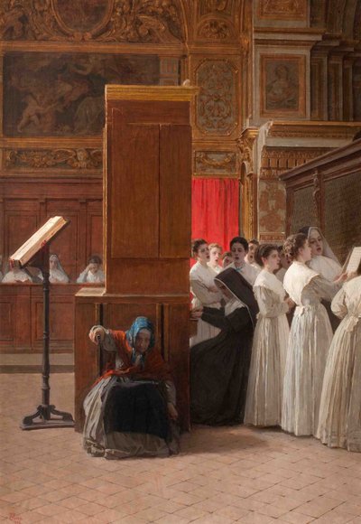 Church Choir by Gioacchino Toma