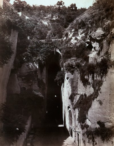 View of Piedigrotta in Napoli by Giorgio Sommer