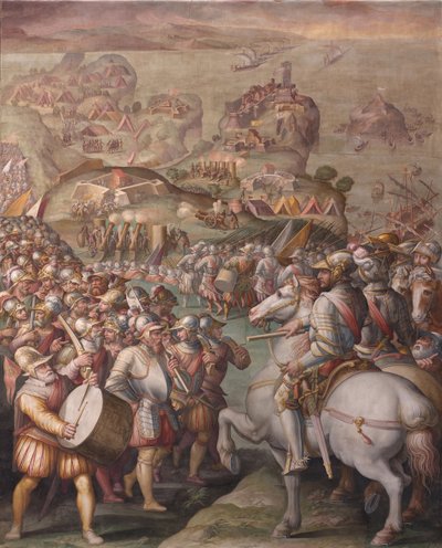 Capture of Porto Ercole, 1568-1570 by Giorgio Vasari