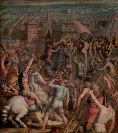 The taking of Milan by Giorgio Vasari