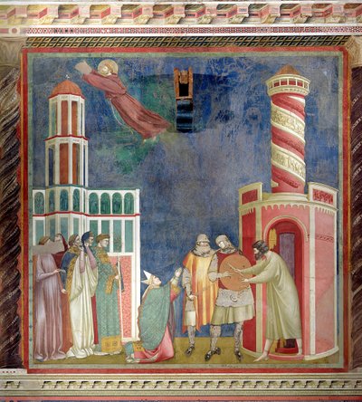 St. Francis Releases the Heretic, 1297-99 by Giotto di Bondone
