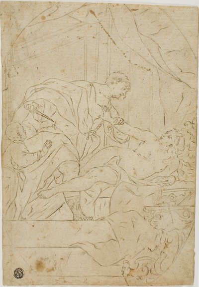 Rape of Lucretia by Giovan Gioseffo dal Sole