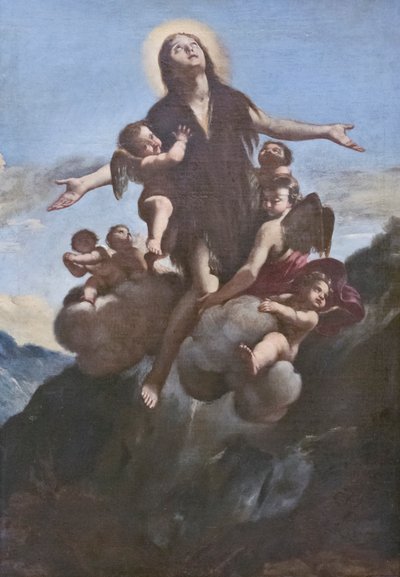 Assumption of Saint Mary Magdalene by Giovanni (school of) Lanfranco