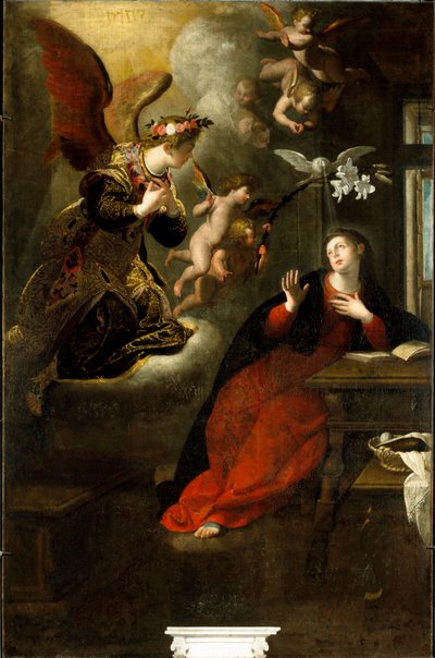 Annunciation by Giovanni Andrea Ansaldo