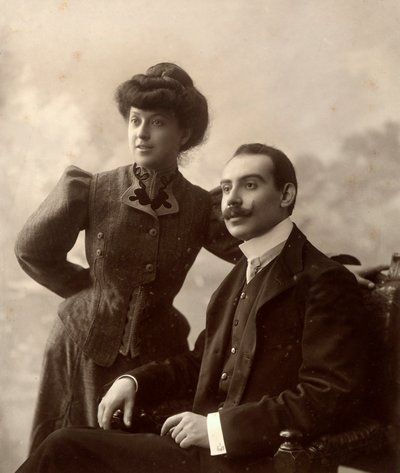 Alfredo Trombetta with His Wife by Phillipe de Marlier