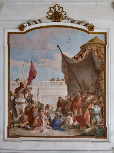 Continence of Alexander the Great by Giovanni Battista Tiepolo