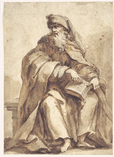 Seated Prophet by Giovanni Battista Merano