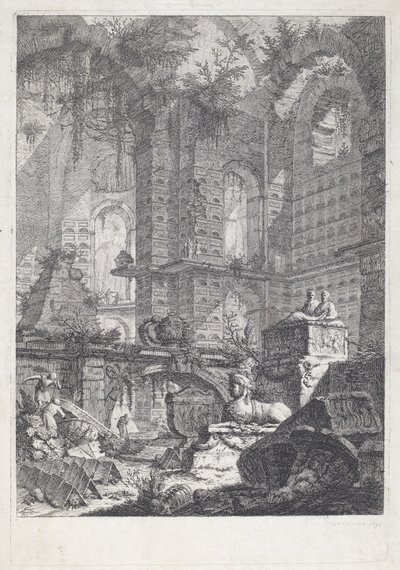Sepulchral Chamber by Giovanni Battista Piranesi